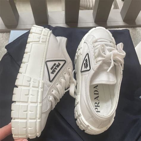 prada canvas trainers